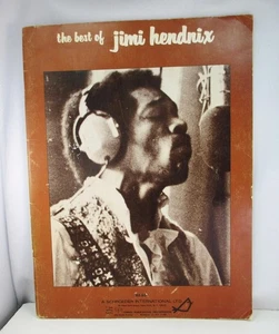 Vintage The Best of Jimi Hendrix - 33-Page Music Sheet Song Book Schroeder Int. - Picture 1 of 6