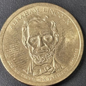 2010 P 1 $ Münze Abraham Lincoln 16th President United States Of America 1861-1865 - Bild 1 von 6