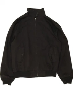 BRANDIT Mens Bomber Jacket UK 42 XL Black Polyester RU01 - Picture 1 of 6