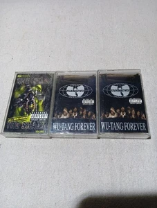 3 Wu- Tang Cassettes - Picture 1 of 4