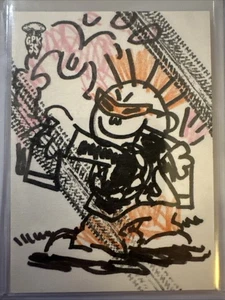 Topps Garbage Pail Kids Sketch GPK Nik - Picture 1 of 2
