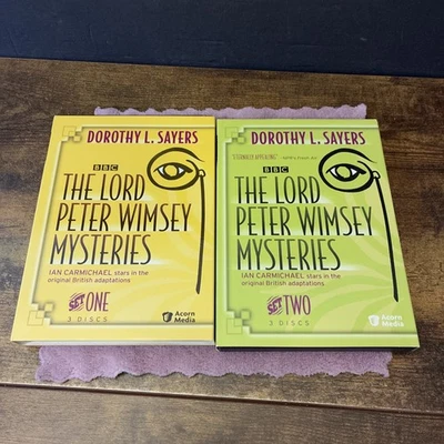 The Lord Peter Wimsey Mysteries: Set 1 & Set 2 DVD Box Sets 6 Discs NTSC-1 BBC - Image 1 of 4