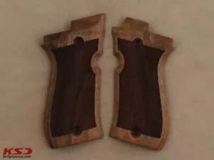 Empuñadura de nogal compatible marca KSD Beretta 81F, 81 FS, 84 F, 84 FS, 84 Cheetah - Imagen 1 de 1
