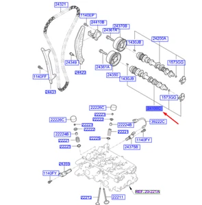 HYUNDAI KONA MK1 Intake Camshaft 2410004110 NEW GENUINE - Picture 1 of 2