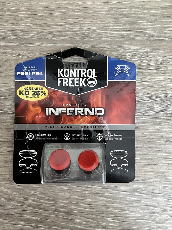 KontrolFreek FPS Freek Inferno PS5 PS4 Performance Thumbsticks Grips/ Damages Bo - Image 1 of 1