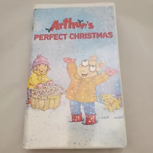 Arthur's Perfect Christmas VHS 2000 Video Tape PBS Kids VTG Clamshell Case RARE! - Picture 1 of 2