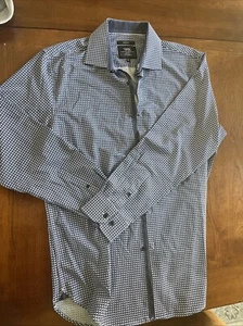 WRK Slim-Fit 4 Way Stretch Men’s Button-down Long Sleeve Shirt 16 1/2” Neck - Picture 1 of 5