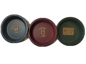 Country  decor-  Plates, set of 3 pie plates GUC  - Picture 1 of 7