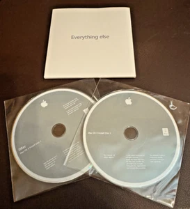 Apple Mac OS X 10.4.7 Install Discs 1 and 2 OEM-New sealed - Picture 1 of 7