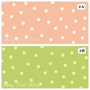 QT J WECKER FRISCH "QUILTING B'S" 20992 LITTLE BUTTONS FABRICS (SELECTION) - Picture 1 of 3