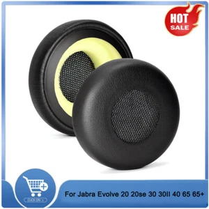 Replacement Ear Pads Cushions For Jabra Evolve 20 20se 30 30II 40 65 65+ 2Pcs - Bild 1 von 15