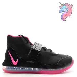 Nike Air Force Max Black Pink Basketball Shoes Mens Size 8 AR0974-004 Womens 9.5 - Picture 1 of 11