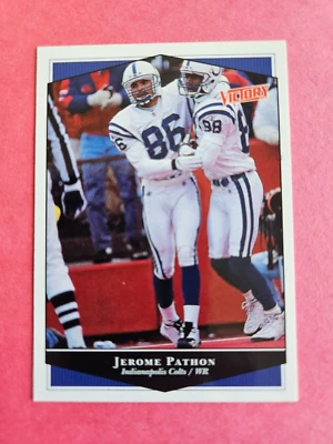 Jerome Pathon card #110 Upper Deck Victory Football Card 1999 Indianapolis Colts - Image 1 of 2