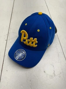 Zephyr Blue Yellow Embroidered Pitt Panthers Fitted hat Mens Size Large - Picture 1 of 5