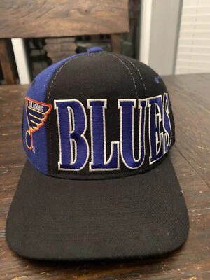 Vintage St Louis Blues Starter Cap Wool Blend Snapback Hat NHL 90s Licensed - Image 1 of 4