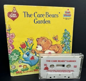 The Care Bears' Garden (1984) Book and Audio Tape Read Along Kid Stuff DBR 243 - Foto 1 di 9