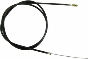 Gaszug universal 6mm außen 100cm außen mit Nippeln und Chromenden - Bild 1 von 1