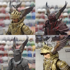 Kit Elmetto Legioni Mitiche Dipinte Adatte Solo Orecchie Ali NO Testa Scultura - Foto 1 di 2