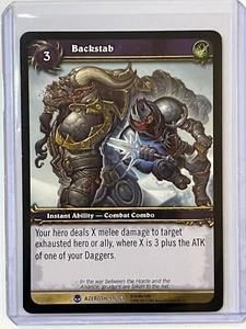 2006 World Of Warcraft BACKSTAB Rare #91 Heroes Of Azeroth WoW NM/Mint - Picture 1 of 2