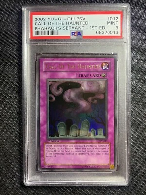 PSA 9 MINT 2002 YU-GI-OH! PSV Call of the Haunted Pharaoh's Servant 1st Edition - Image 1 of 2