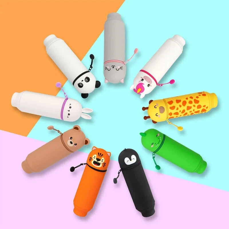 LEGAMI 2 in 1 Soft Silicone Pencil Case - Kawaii (Assorted Designs) - Image 1 of 1