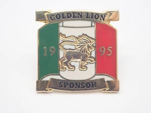 Golden Lion Sponsor 1995 Vintage Lapel Pin - Picture 1 of 3