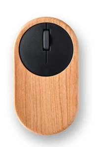Hacoa Holz Kabellose Maus Kirsche Handarbeit Made in Japan NEU - Bild 1 von 5