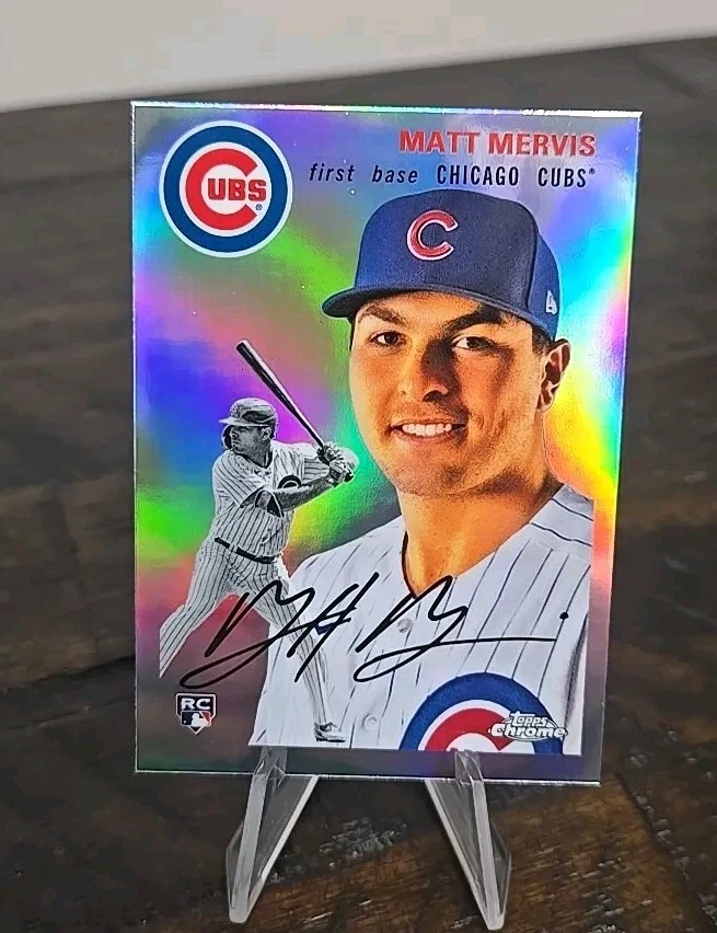 2023 topps chrome platinum Rookie Refractor Matt Mervis Chicago Cubs - Image 1 of 1