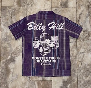 Camicia meccanica trapuntata grande 1 di 1 Billy Hill X Kentucky Boy Tyler rottami - Foto 1 di 6