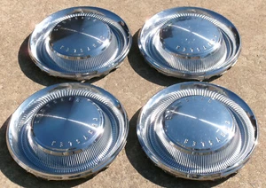 Set of 4 Genuine Chrysler Newport T&C 15" RWD Hubcaps Wheel Covers 1974 1978 OEM - Picture 1 of 24