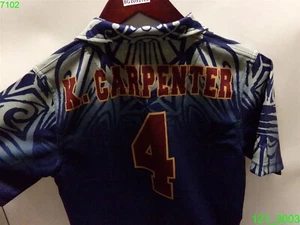 CASE OF 33: BASKETBALL WARM-UP SHIRT - WITH DIFFERENT NAMES ALREADY PRINTED - Picture 1 of 3