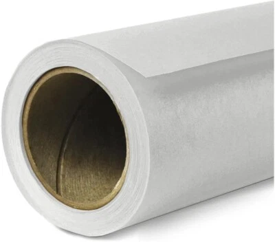 Rollo de papel de fondo de fotografía sin costuras blanco telón de fondo para fotos Foto 1 de 4