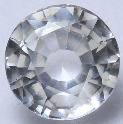 Piedra preciosa suelta redonda natural de 6,00 quilates con certificación Panjshir blanca 10x10 mm Foto 1 de 4