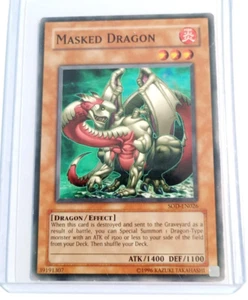 Tarjeta Yu-Gi-Oh Dragón Enmascarado TTCG SOD-EN026 1996 - Imagen 1 de 2