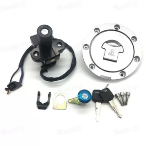 Fuel Gas Cap Ignition Switch Seat Lock Key Set Fit For Honda CBR900RR 1992-1999 - Foto 1 di 7