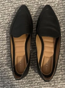 Kelly & Katie Size 8 Black Loafers Pointed Toe - Picture 1 of 4