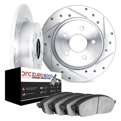 For Mercedes-Benz R350 06-12 DFC EURO-KIT 5000 Drilled & Slotted Rear Brake Kit Foto 1 de 2