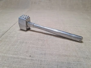 Soviet vintage Kitchen aluminum double-sided meat upholstery hammer.length 23 cm - Picture 1 of 17