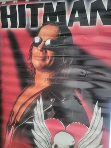 Bret The Hitman Hart 2/TWO VTG Original Posters WWE WWF WCW 23x35in + 16x20in - Picture 1 of 12