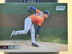 2021 Topps Stadium Club Chrome Zack Greinke #198 Houston Astros - Picture 1 of 4
