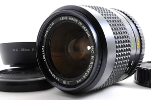 Minolta W.Rokkor-HH MC 35mm F1.8 MF Wide Angle Lens w/Hood NEAR MINT From Japan - Picture 1 of 15