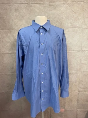 Camisa Damon Hombre Botón Frontal Azul Manga Larga Talla 20 Foto 1 de 4