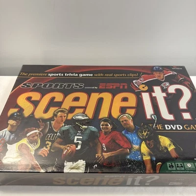 Mattel Scene It? ESPN Sports Edition DVD Board Game 2005 New Sealed Vintage - Image 1 of 4
