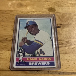 1976 Topps - Hank Aaron #550 - Imagen 1 de 2