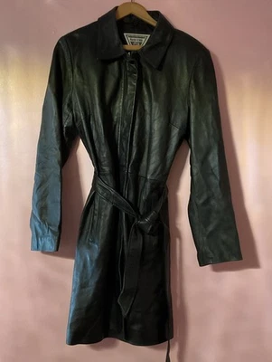 Abrigo vintage para mujer Marvin Richards, negro, mediano Foto 1 de 4