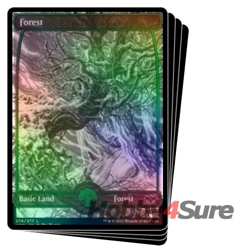 Foil Forest (276) (full Art) X4 M/NM Magic MTG Innistrad: Crimson Vow - Image 1 of 1