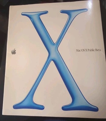 Mac OS X Public Beta 2000 – Near Mint Complete CD & Box – Rare Apple Collector - Image 1 of 4