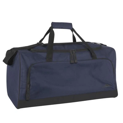 Bolsa de Lona 24" 55L para Viaje, Gimnasio, Equipo Deportivo - Unisex Azul Marino Foto 1 de 4