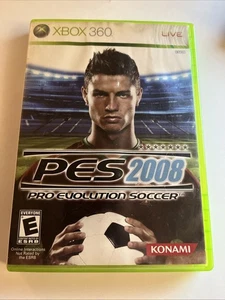 Pro Evo Soccer 2008 - (Microsoft Xbox 360) en caja con manual. Probado. ¡Envío rápido! - Imagen 1 de 7