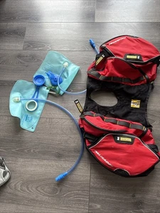 Ruffwear Palisades Multi-Day Dog Pack Red Black Size. L - Picture 1 of 14
